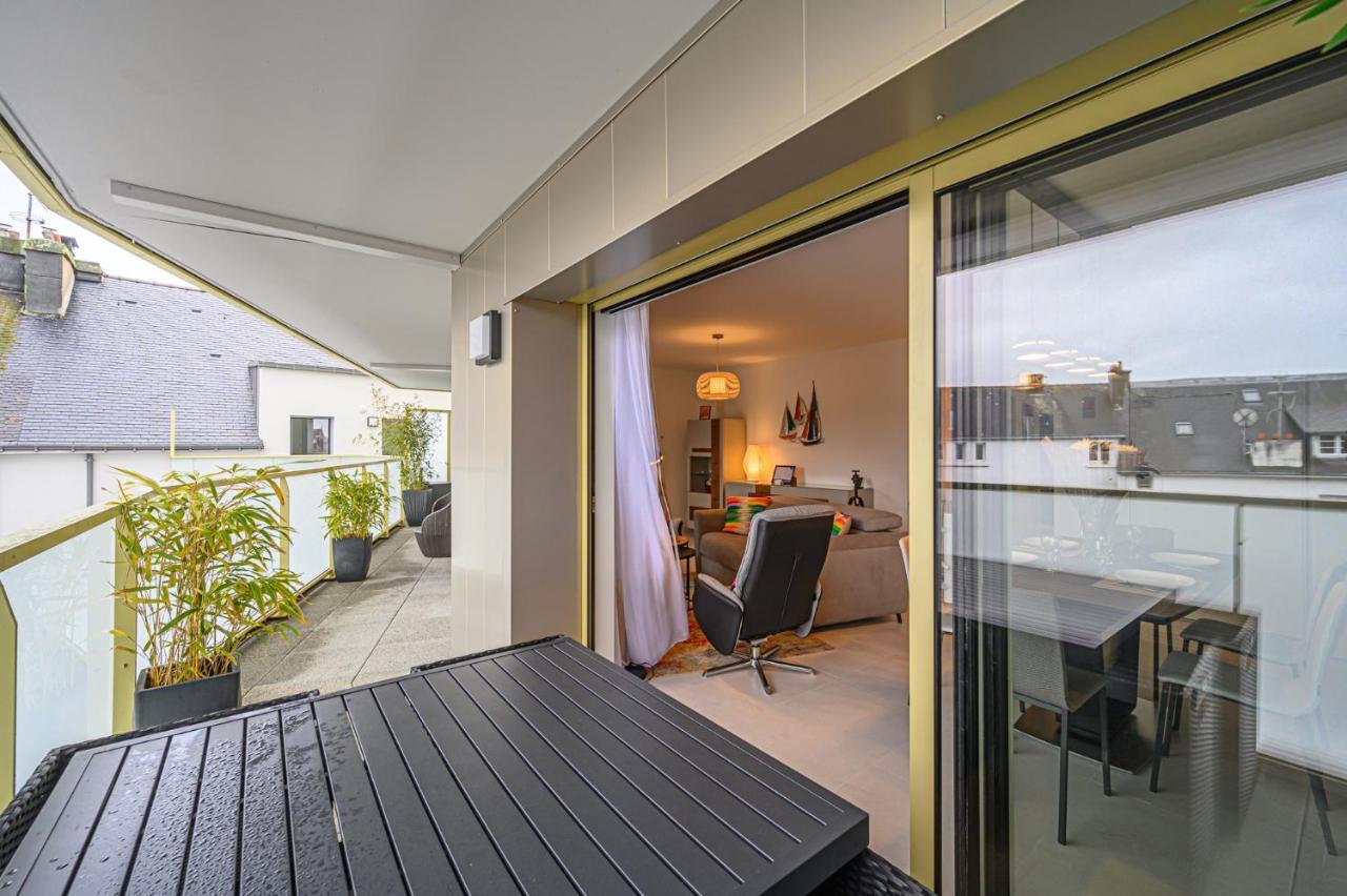 Appartement L'Audacieux - Appt Neuf Avec Vue Sur Les Toits à Vannes Extérieur photo