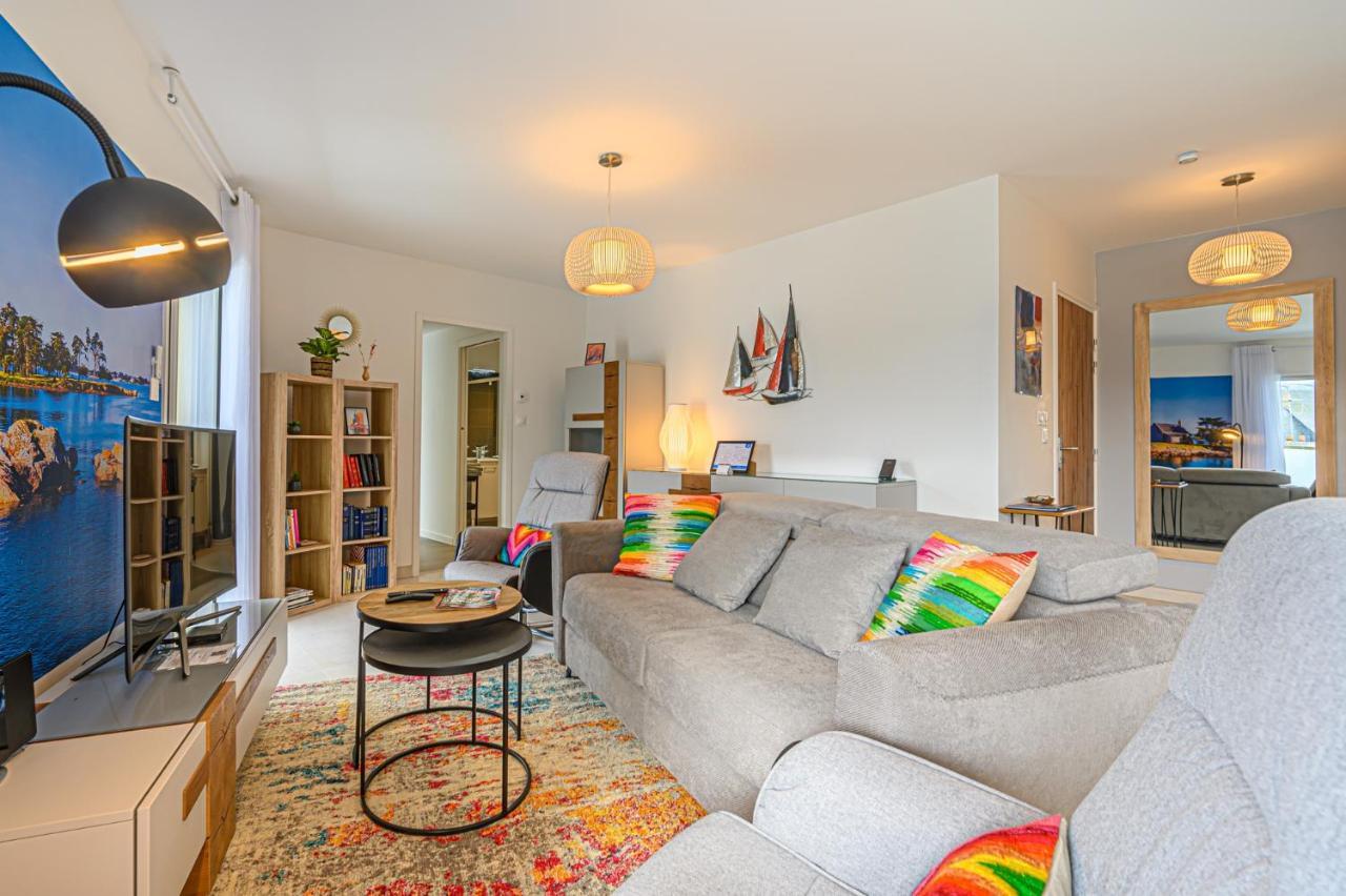 Appartement L'Audacieux - Appt Neuf Avec Vue Sur Les Toits à Vannes Extérieur photo