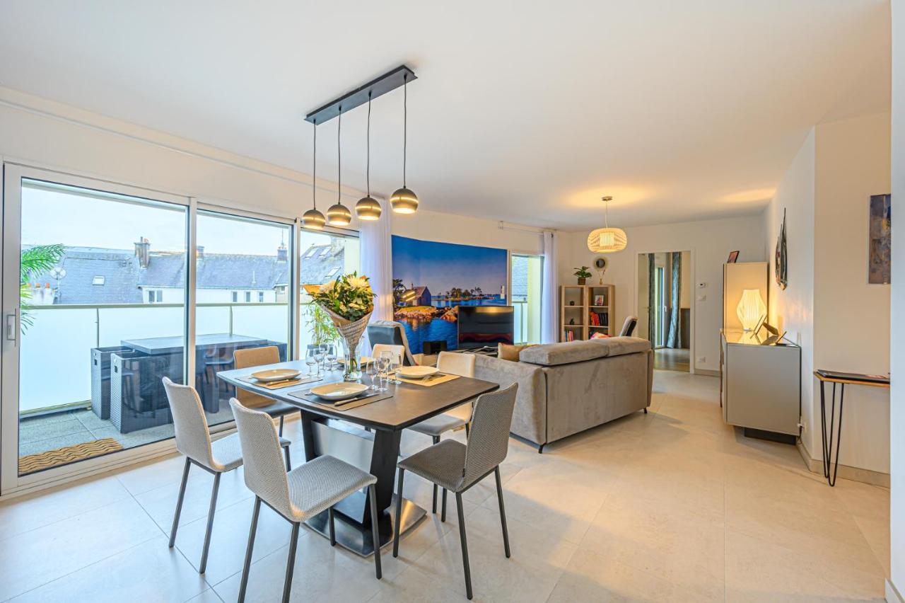 Appartement L'Audacieux - Appt Neuf Avec Vue Sur Les Toits à Vannes Extérieur photo
