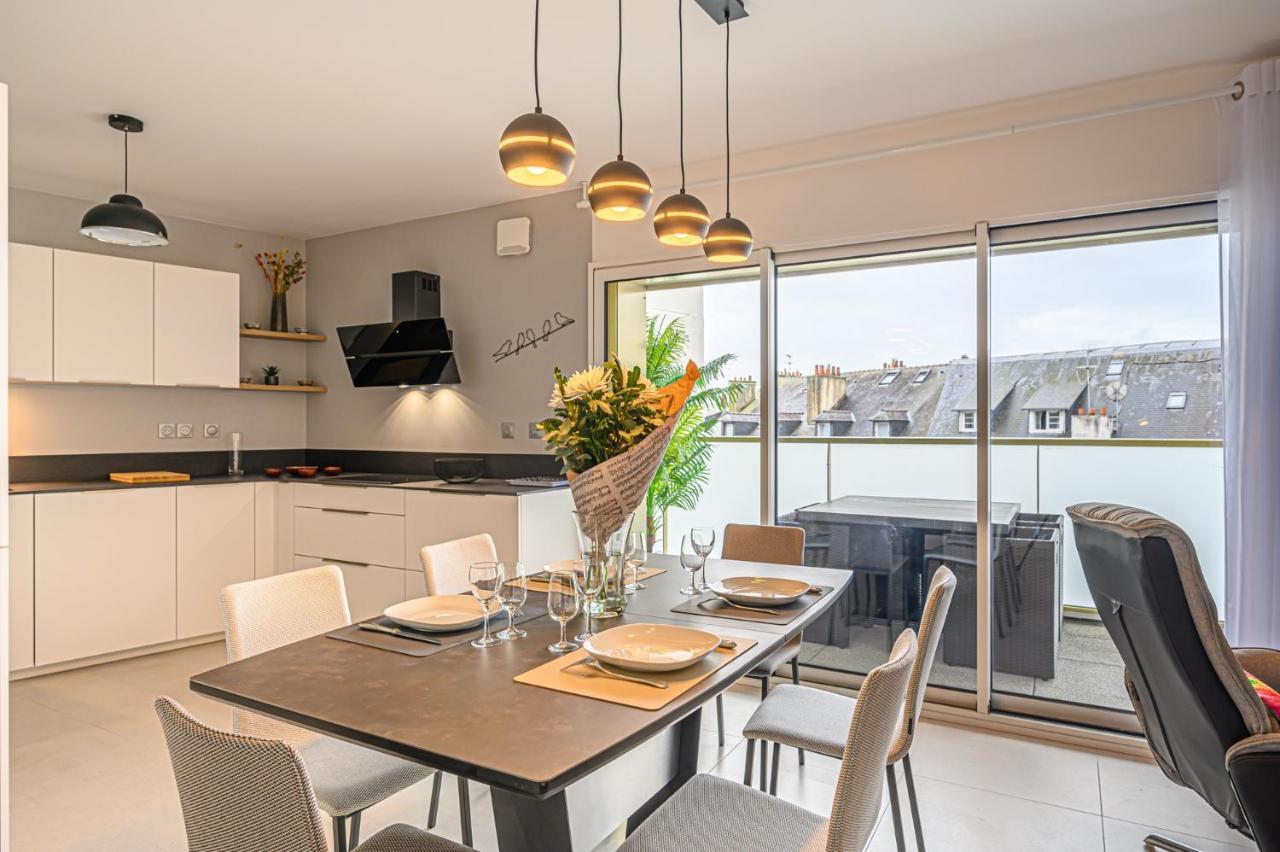 Appartement L'Audacieux - Appt Neuf Avec Vue Sur Les Toits à Vannes Extérieur photo